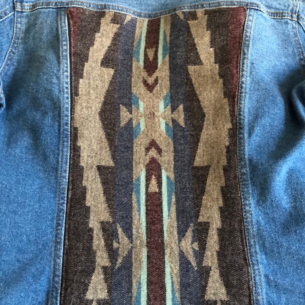 Pendleton Wool + Jean Jacket - image 3